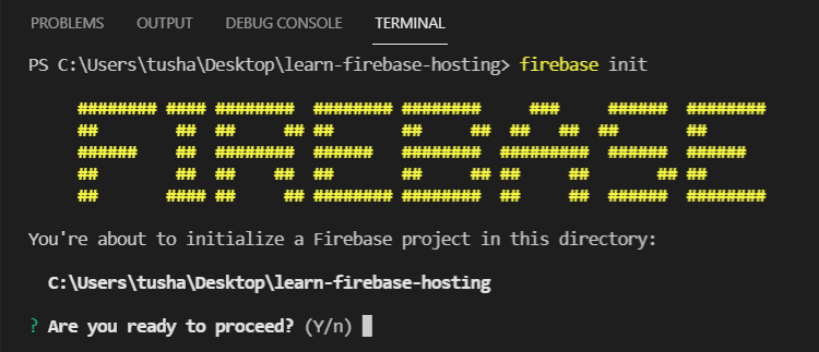 Initializing Setup
